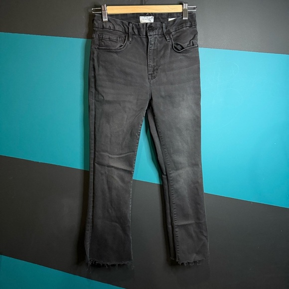 Frame Black Le Crop Mini Boot Jean - Picture 6 of 16